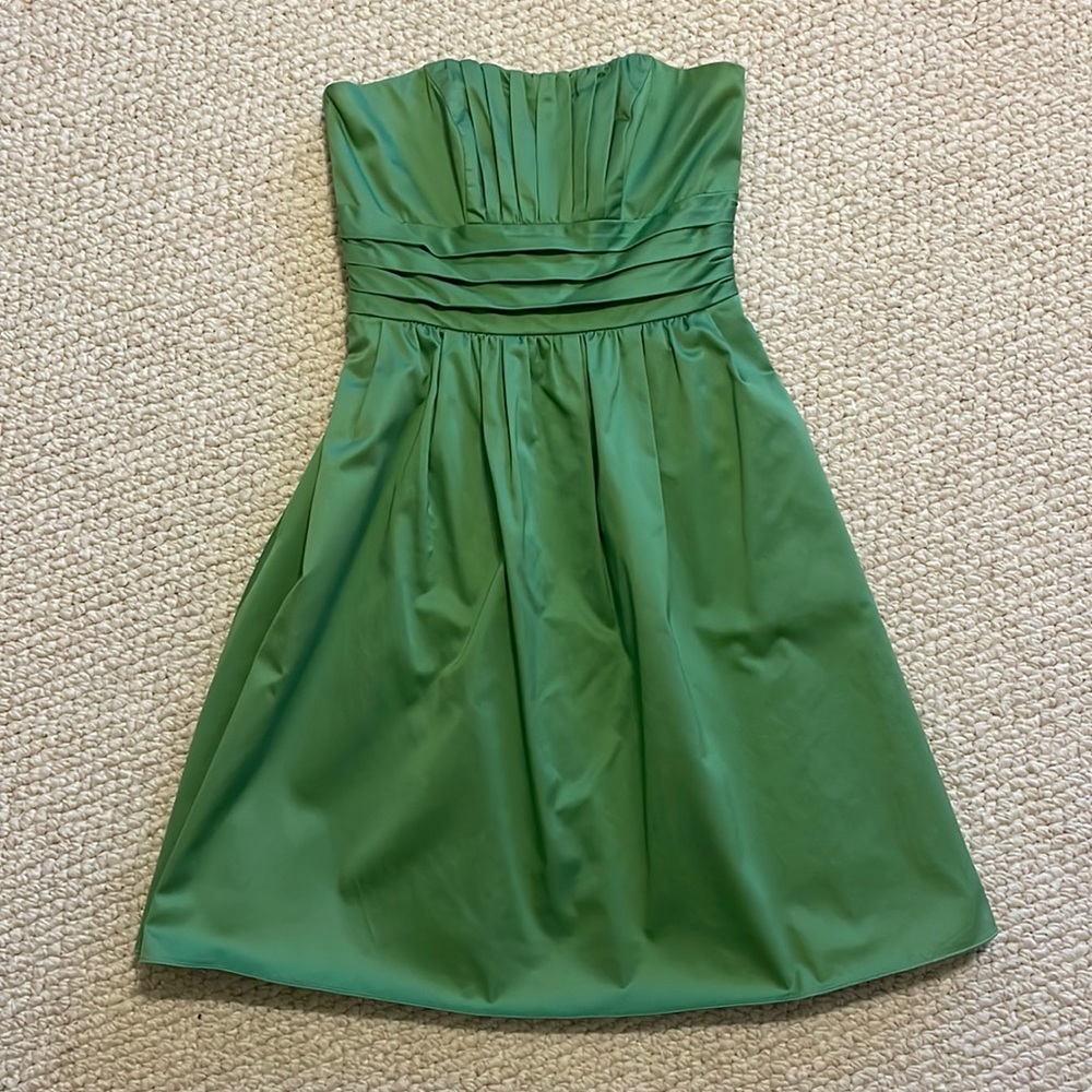 David’s Bridal Bridesmaid Dress Style 83312 Green